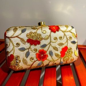 Ethnic Indian Golden Clutch/Purse